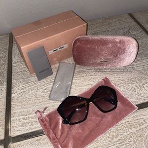 Miu Miu Black Sunglasses